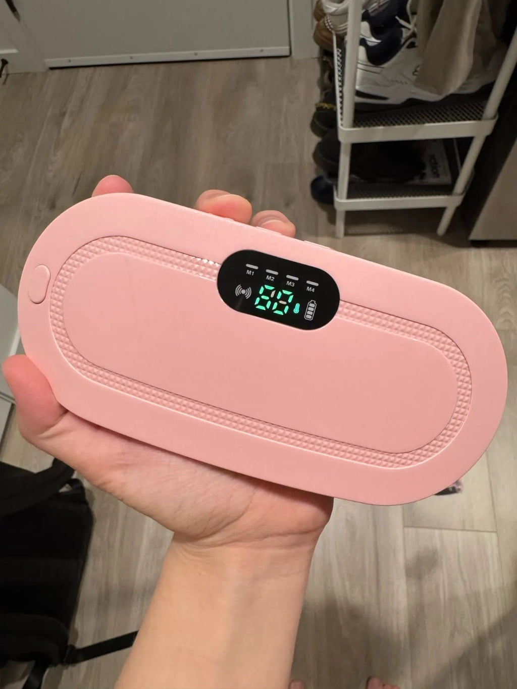 Period Pain Relief Belt - Cramp Relief Belt - Menstrual Heating Pad Massager - Heating Pad for Girls Cramps - 3 Heat Levels & 4 Modes, Electric Belt Massage for Women and Girls -Electric Massager Machine for Women-Massager/Beauty Tools - Heated Massage